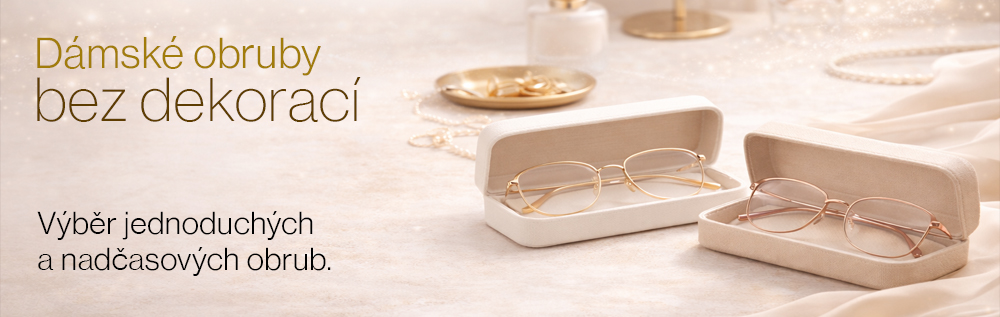 Dámské obruby bez dekorací 